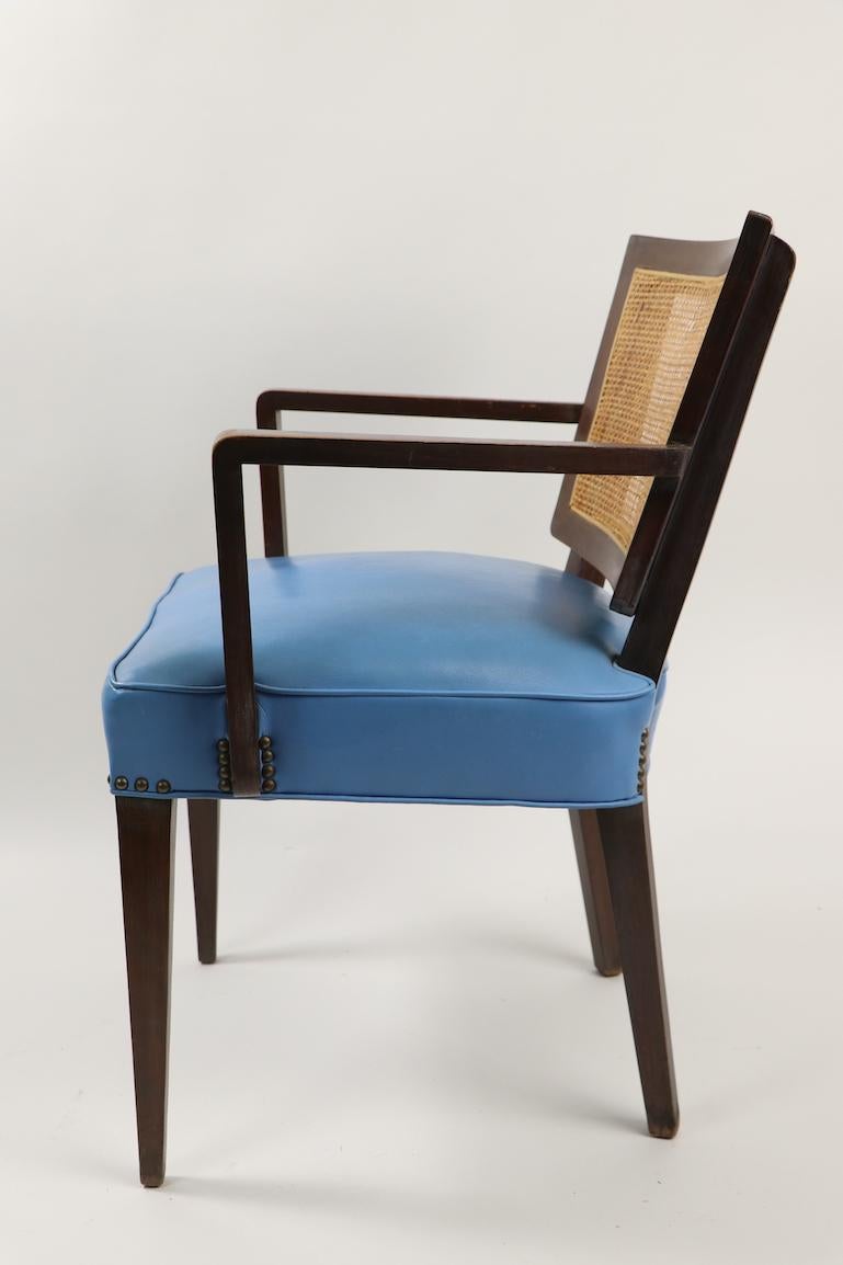 Paire de fauteuils de salle à manger du milieu du siècle dernier attribués à Probber Bon état - En vente à New York, NY