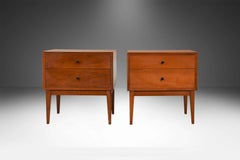 Ein Paar Beistelltische aus der Mitte des Jahrhunderts Nachttische American of Martinsville