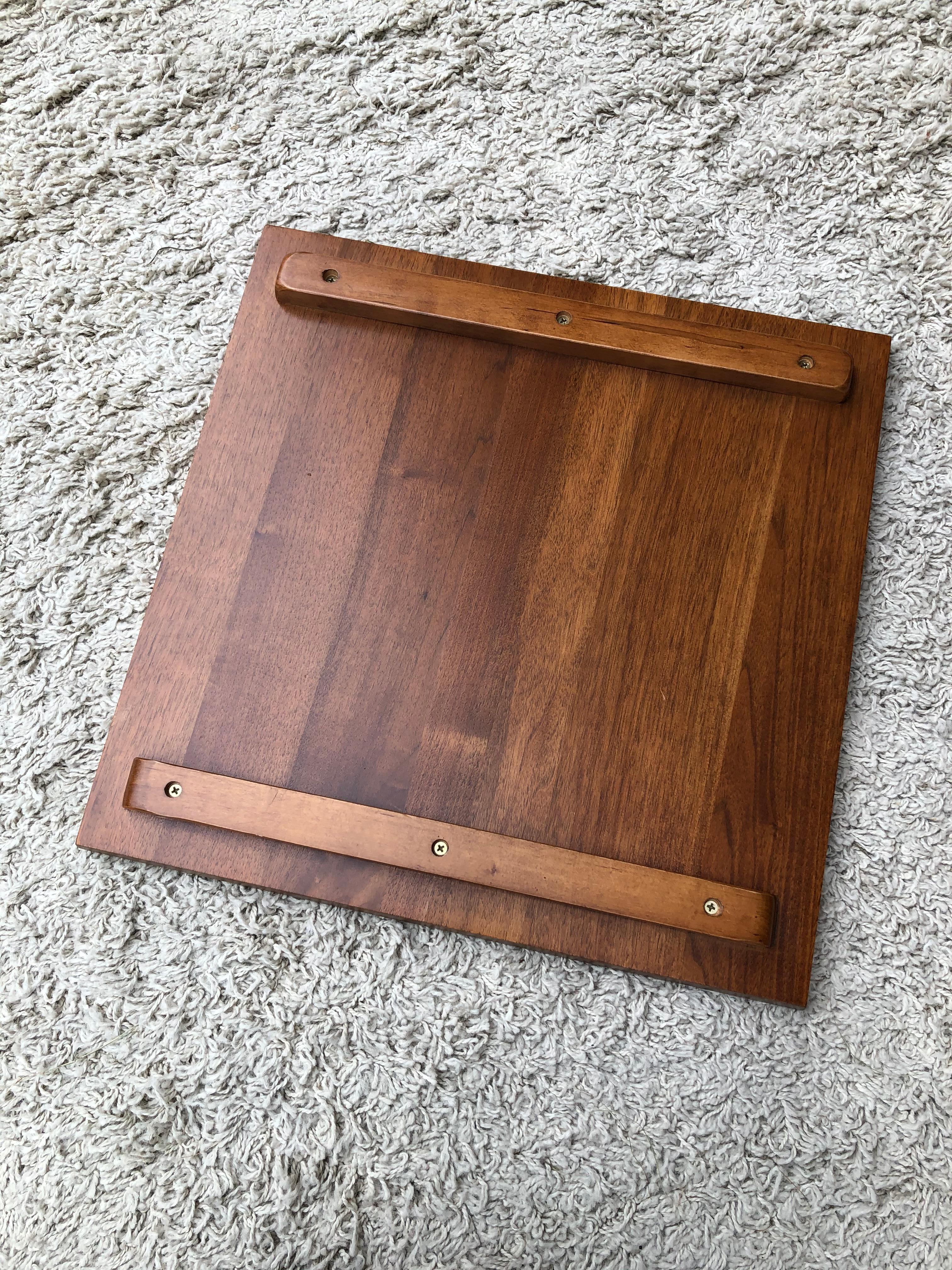 Pair of Midcentury End Table/ Cube Boxes with Storage Interiors For Sale 3