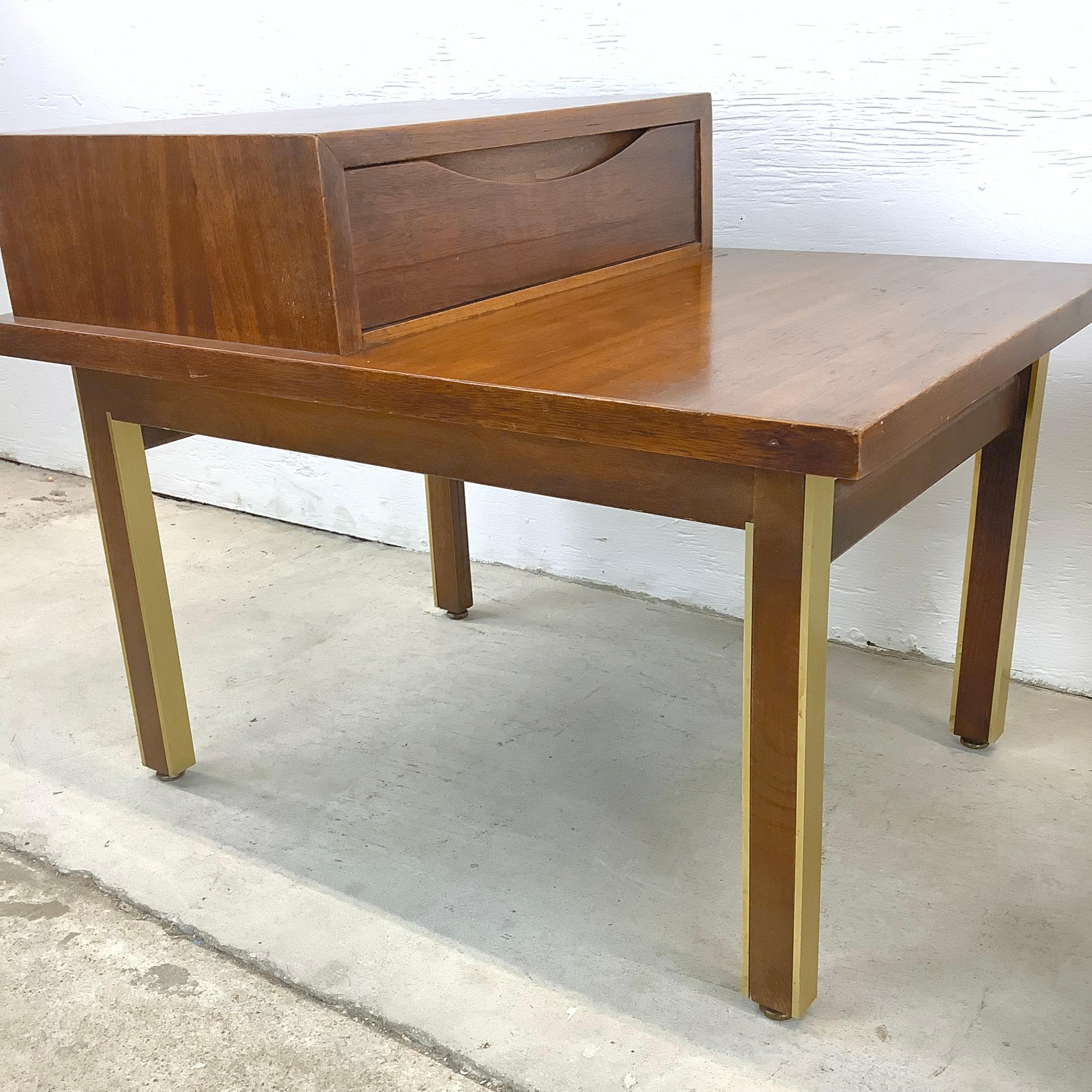 Pair Mid-Century End Tables by Merton Gershun for American of Martinsville 7
