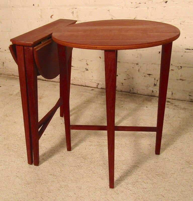 Pair of Midcentury Folding Tables For Sale at 1stDibs