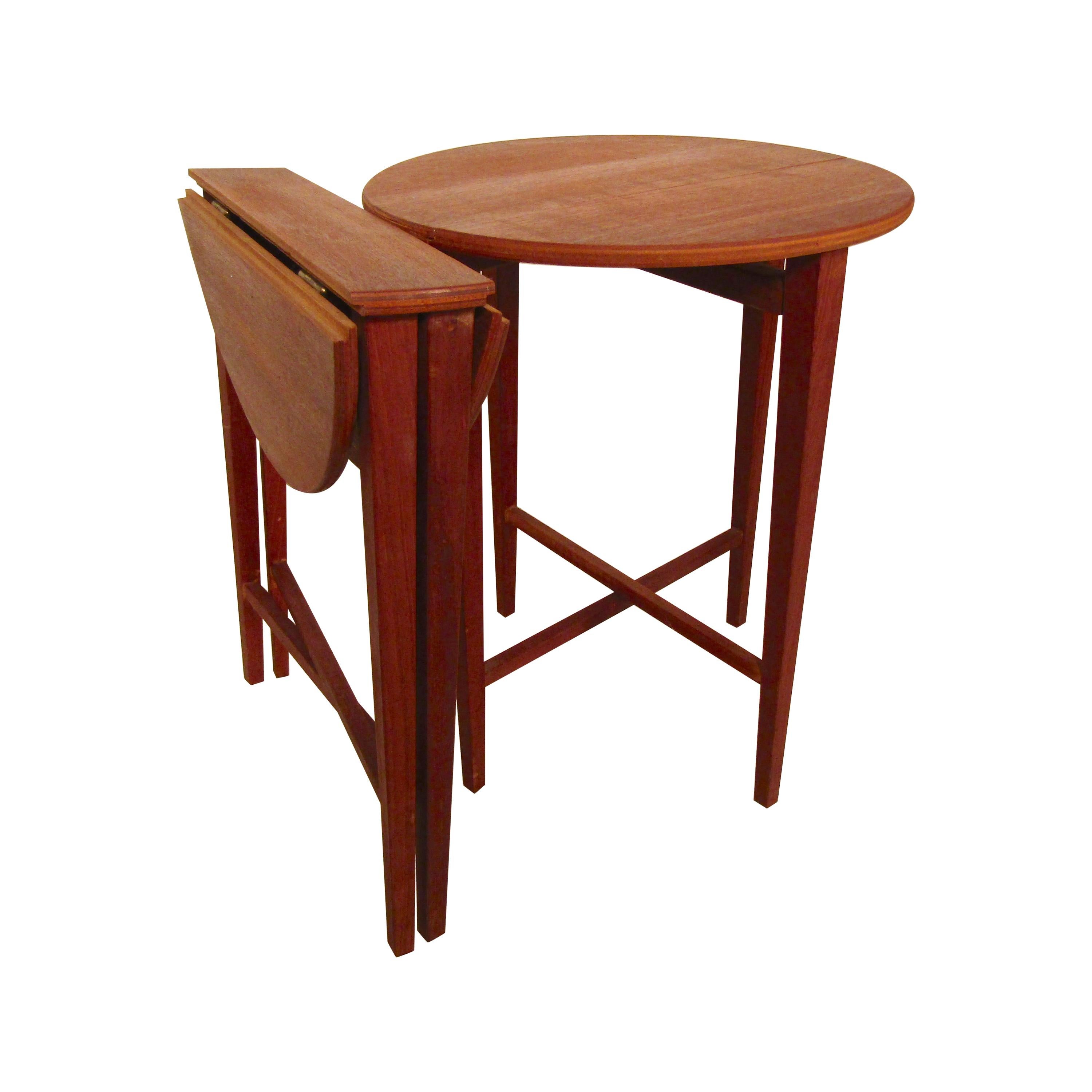 Pair of Midcentury Folding Tables For Sale at 1stDibs