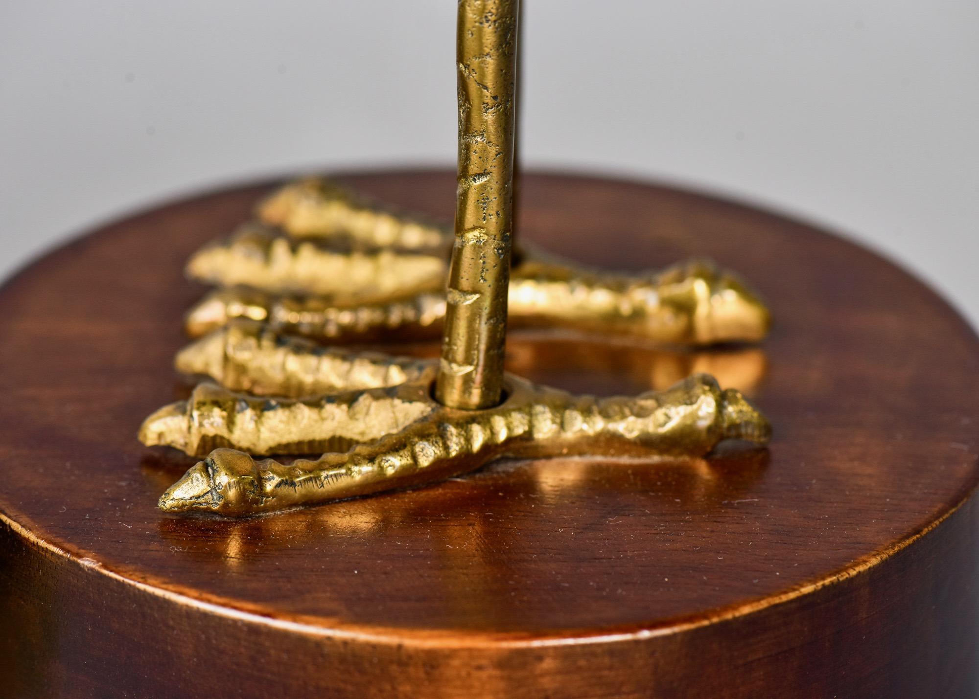 Mid-Century Modern Pair of Midcentury Frederick Cooper Wood and Brass Birds