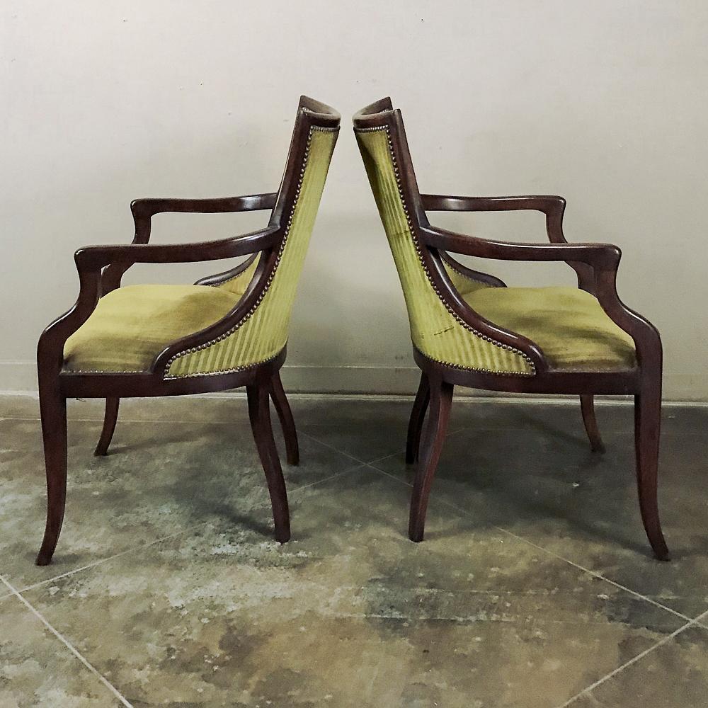 20th Century Pair of Midcentury French Armchairs