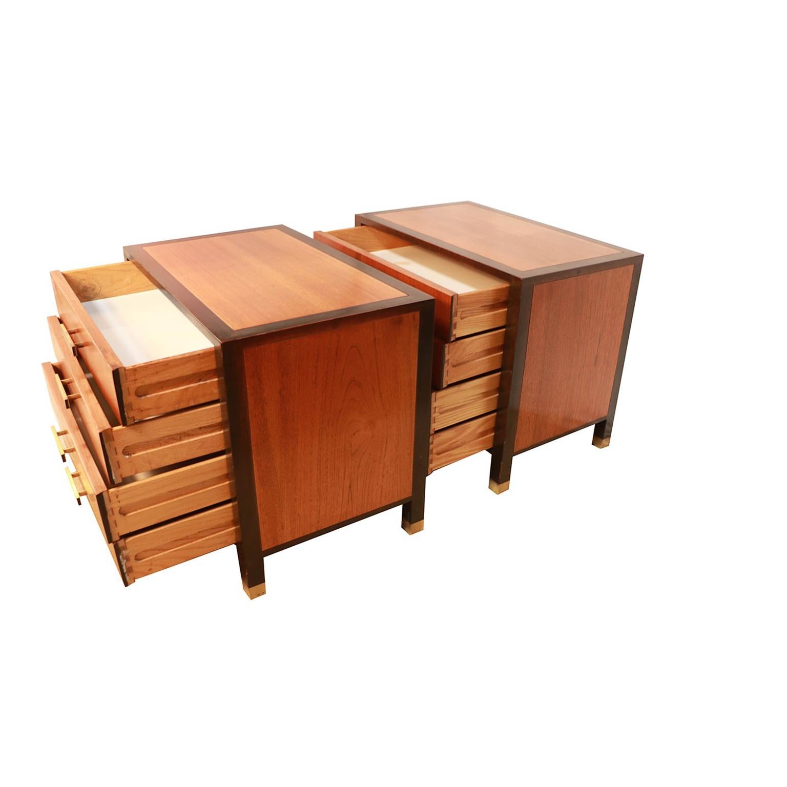 American Pair of Midcentury Harvey Probber Nightstands End Tables