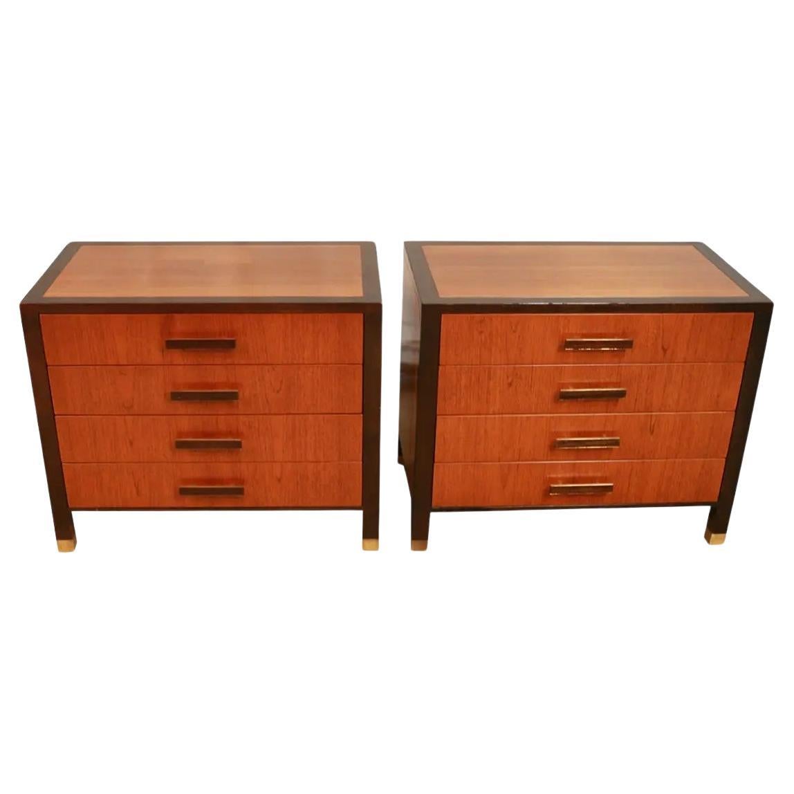 Pair Mid Century Harvey Probber Nightstands End Tables For Sale