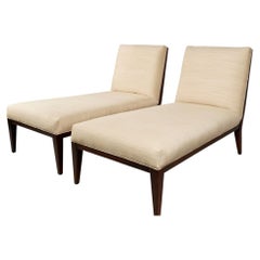 Pair Mid-Century Harvey Probber-Style Chaise Longues
