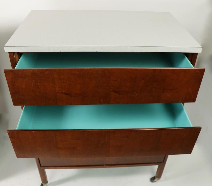 Formica Pair of Mid Century Hill-Rom Dressers