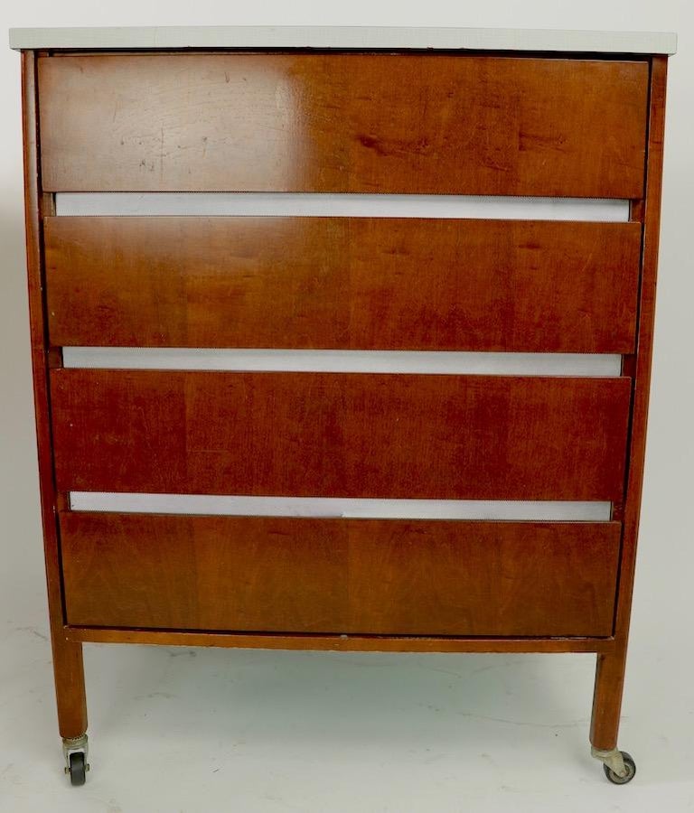 Pair Of Mid Century Hill Rom Dressers For Sale At 1stdibs