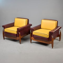 Coppia di poltrone italiane del Medioevo attribuite a Gigi Radice