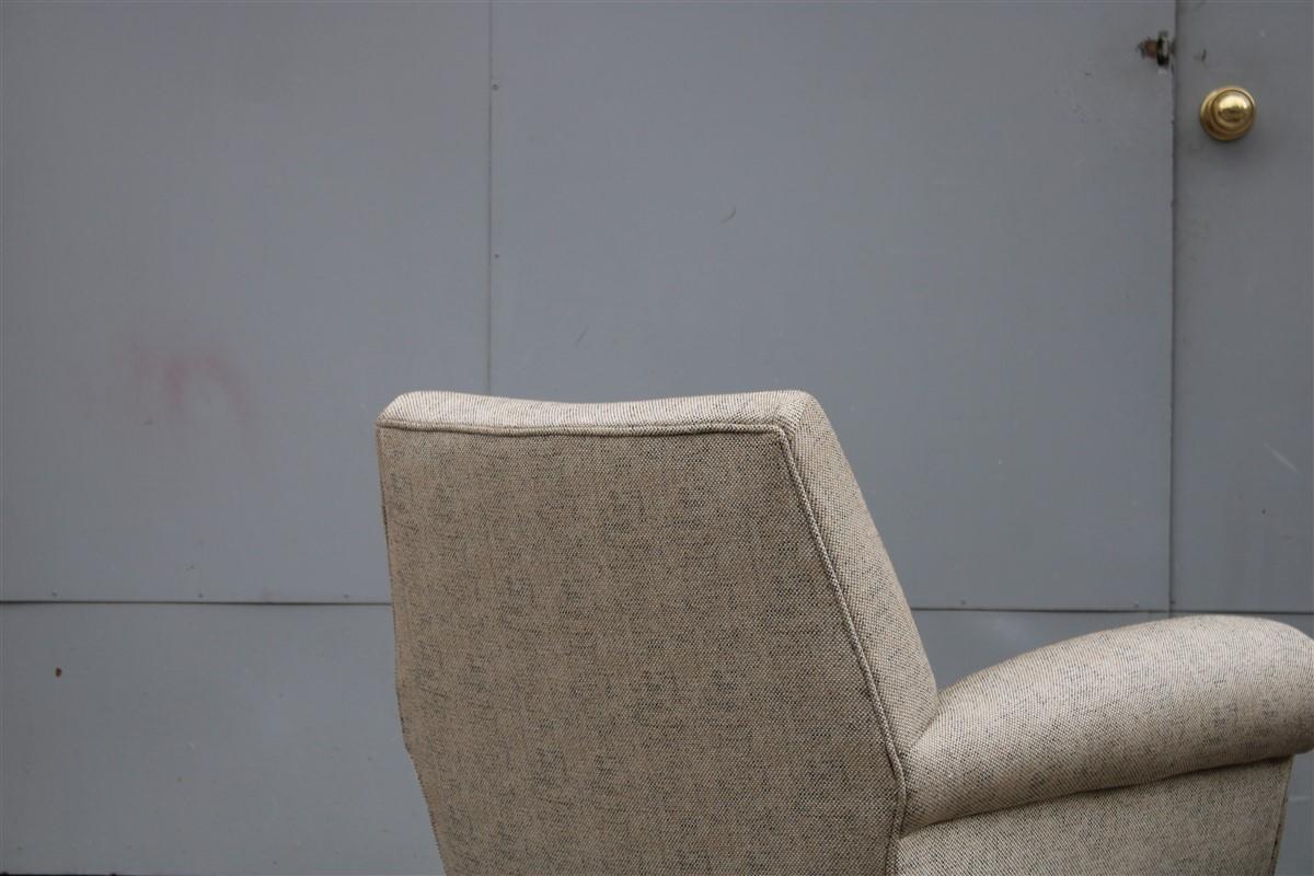 Paar italienische Design-Sessel aus der Mitte des Jahrhunderts Gigi Radice für Minotti 1950er Jahre im Angebot 5