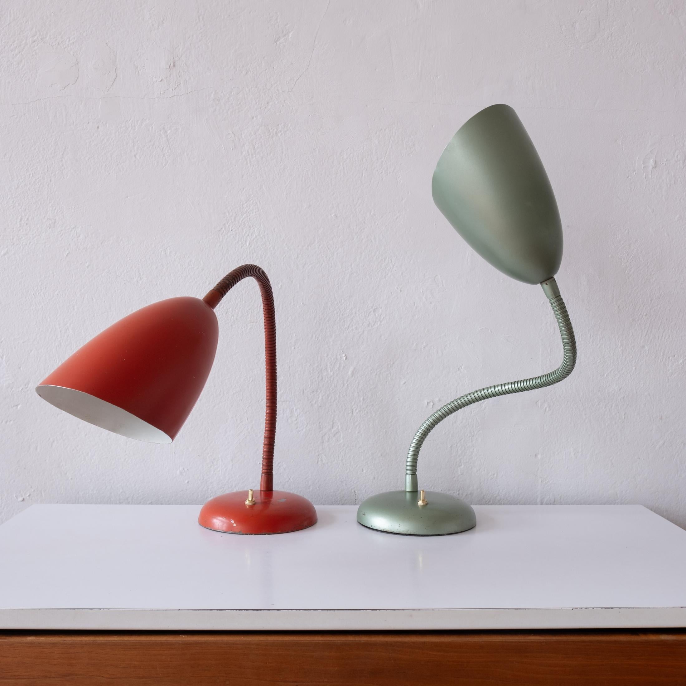 Paire de lampes de table Kurt Versen du milieu du siècle 1950 en vente 12