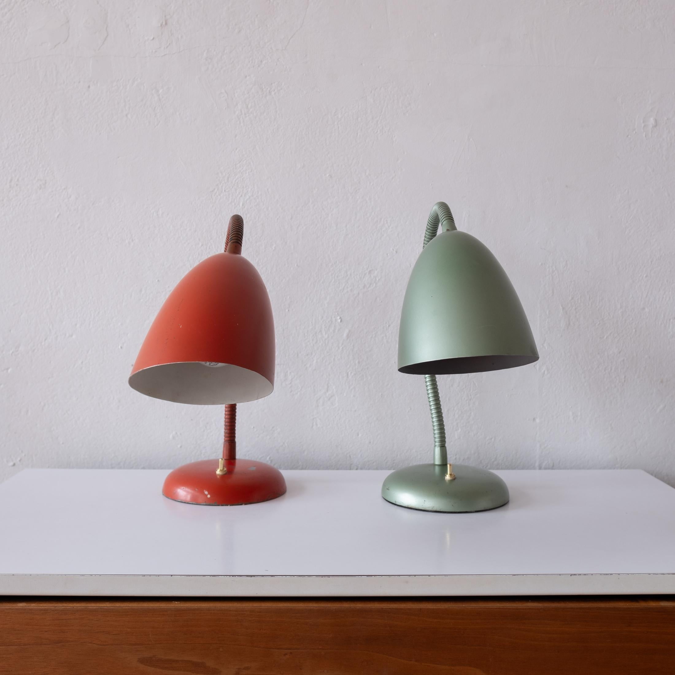 Américain Paire de lampes de table Kurt Versen du milieu du siècle 1950 en vente