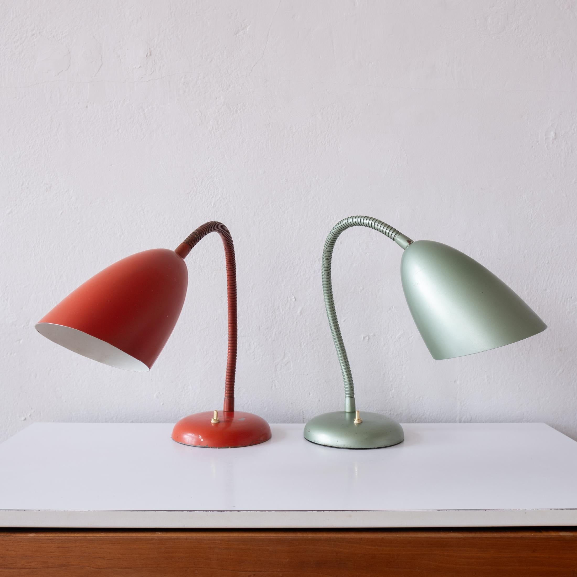 Paire de lampes de table Kurt Versen du milieu du siècle 1950 en vente 1