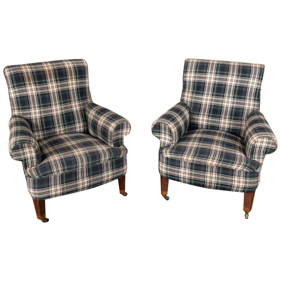 Pair of Midcentury Lounge Armchairs