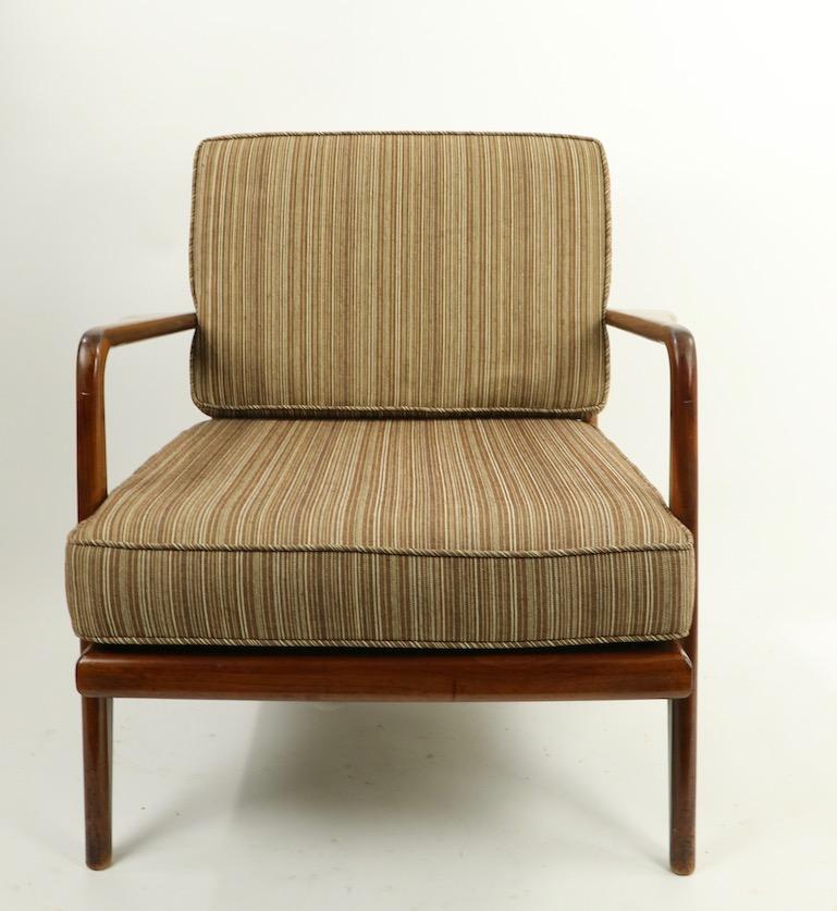 Pair of Mid Century Lounge Chairs by Mel Simlow For Sale 7