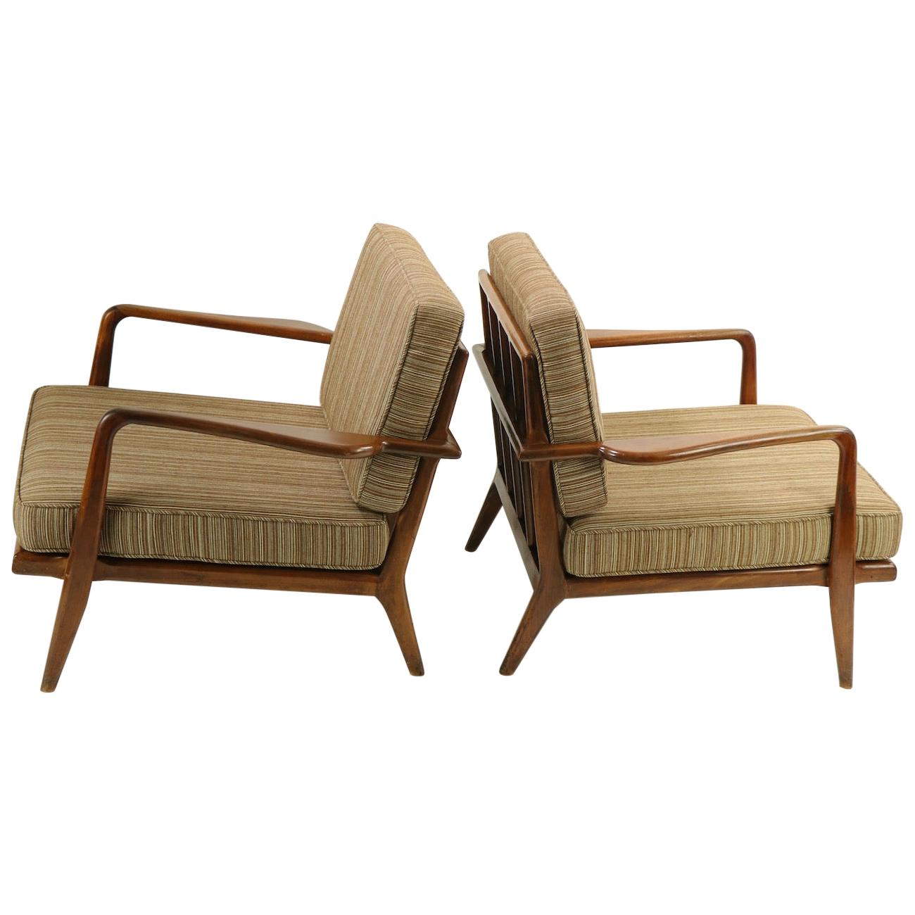 Pair of Mid Century Lounge Chairs by Mel Simlow