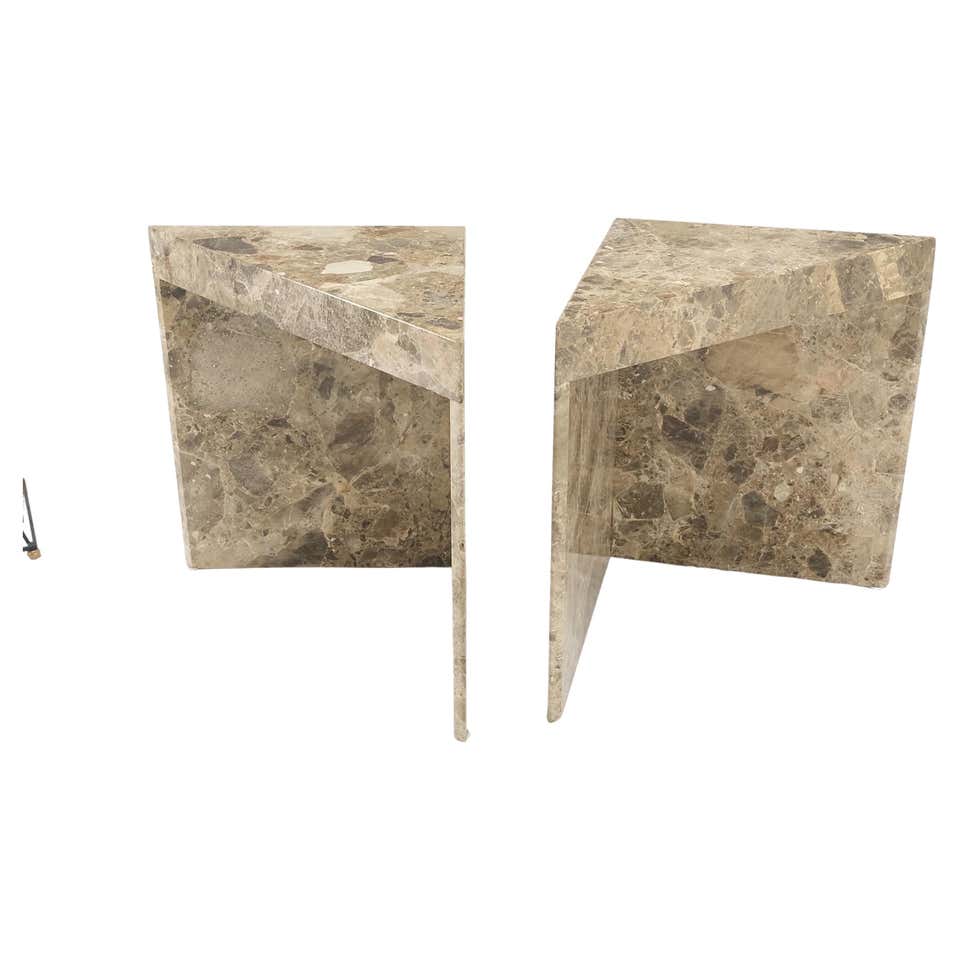 Stunning Nancy Style Art Nouveau Nutwood Triangle Shape Table / Plant ...