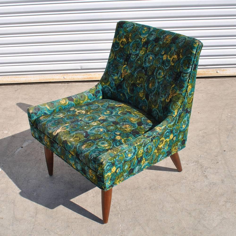 Mid-Century Modern Pair of Midcentury Milo Baughman Probber Style Slipper Lounge Chairs
