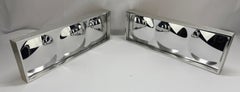Pair, Mid Century Modern 1970's Turner Convex Bubble Mirrors