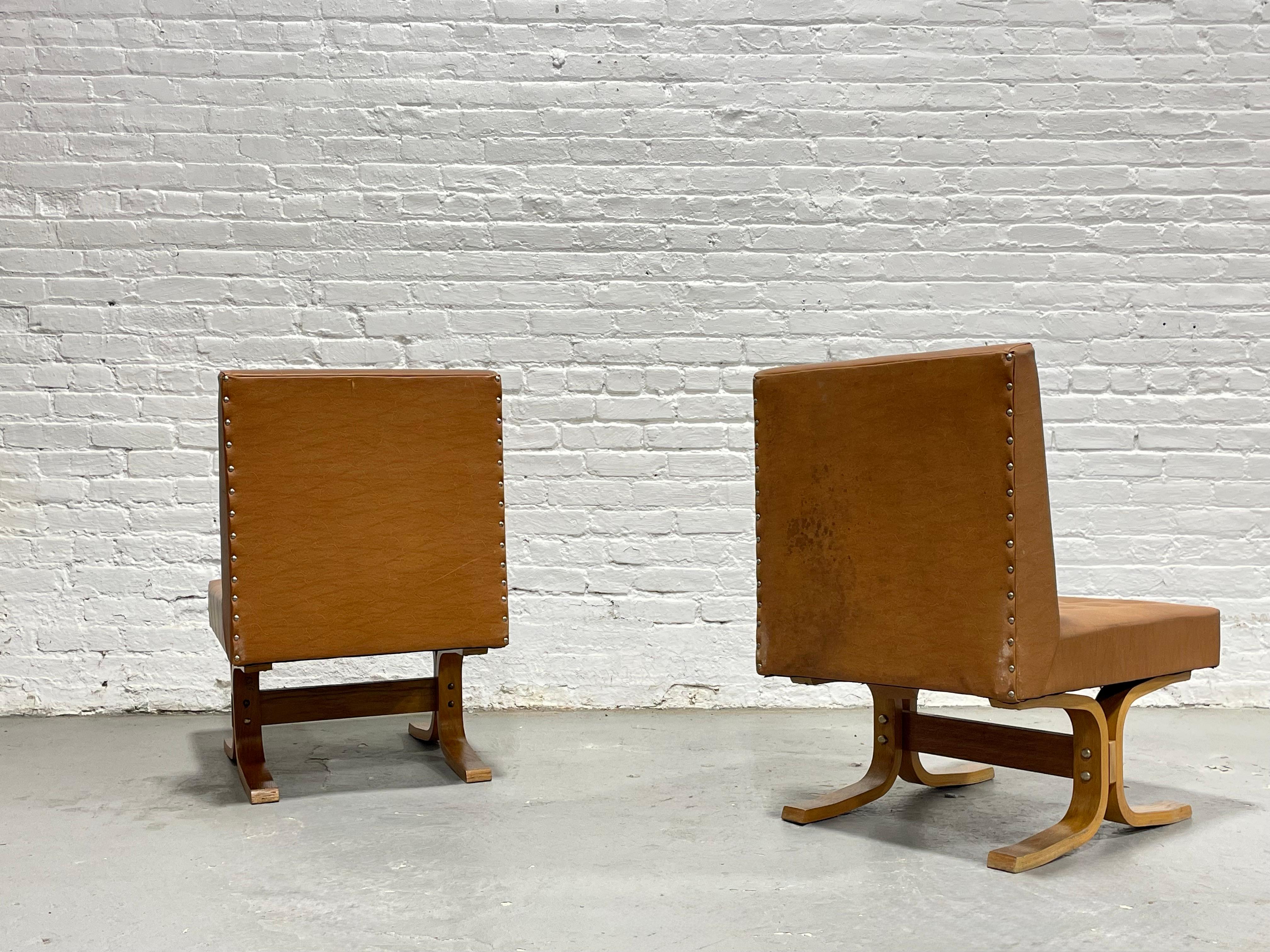 Pärchen - Mid Century Modern BENTWOOD Lounge Chairs von Ludvik Volak, Tschechien, um 1960 im Angebot 6