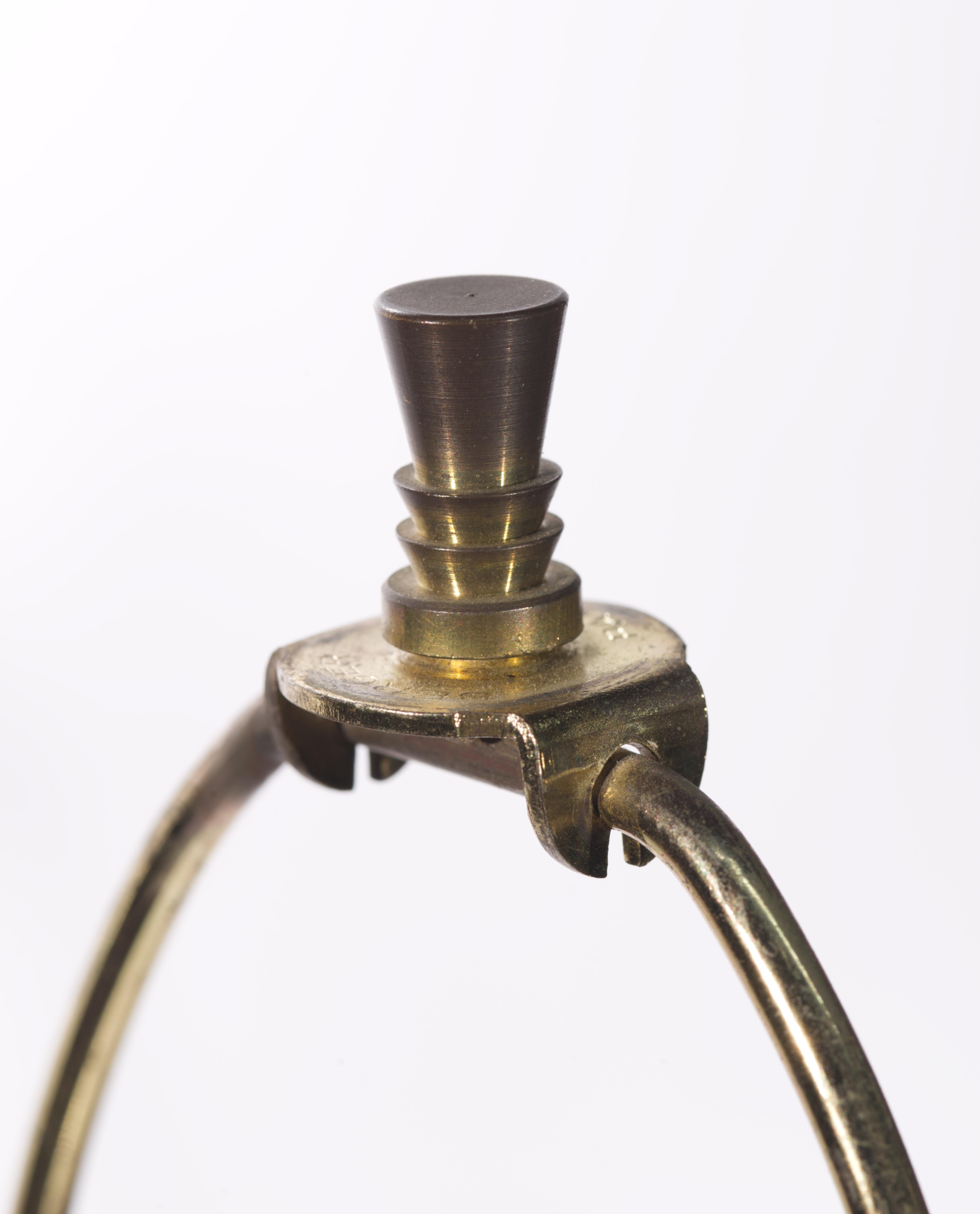 Paire de lampes de table en céramique à glaçure texturée bleue et verte du milieu du siècle dernier en vente 1