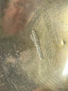 Pair Mid-Century Modern Cast Brass Figures of Seals with Noses Pointed Up