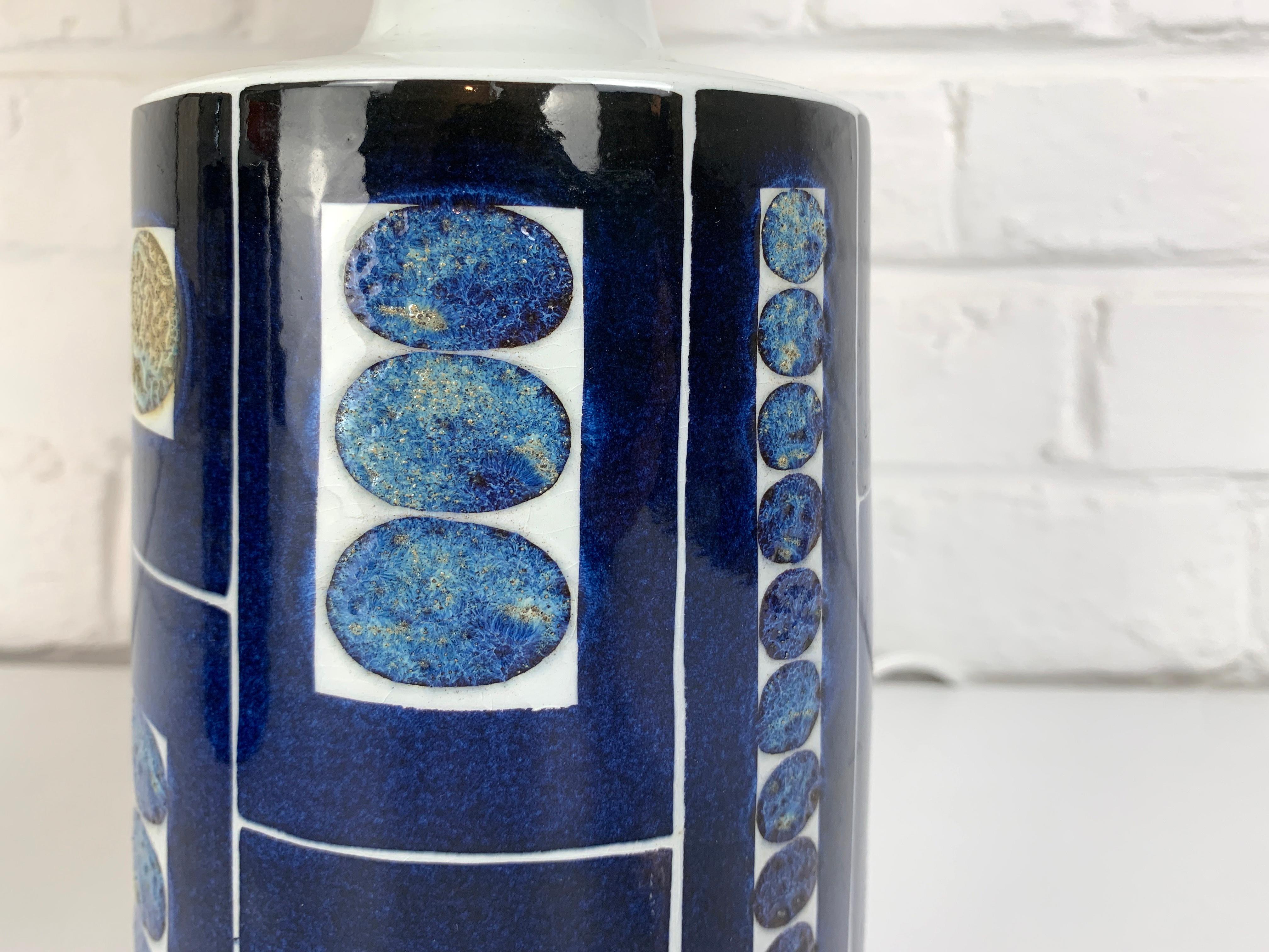 Pair Mid-Century Modern Ceramic Lamps Royal Copenhagen Fog&Morup Denmark 1960s (20. Jahrhundert) im Angebot