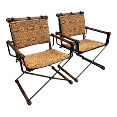 Coppia di sedie in stile Mid-Century Modern disegnate da Cleo Baldon per Terra Furniture, USA, 1960 circa