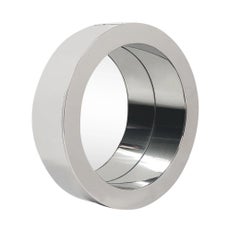 Pair of Mid-Century Modern Circular Porthole Wall Mirror in Chrome, Curtis Jere