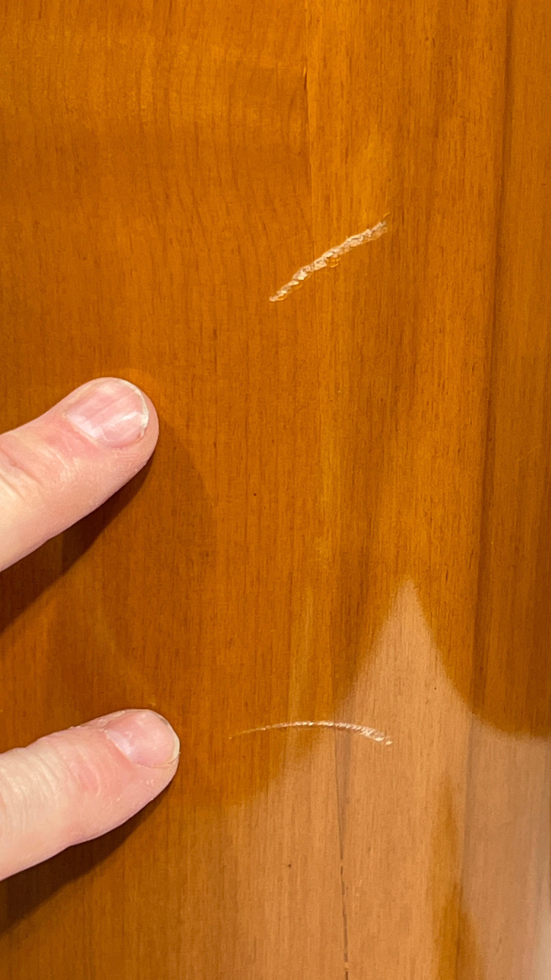 Coppia di lampade da tavolo danesi moderne di metà secolo in legno tinto biondo e lucite in vendita 1