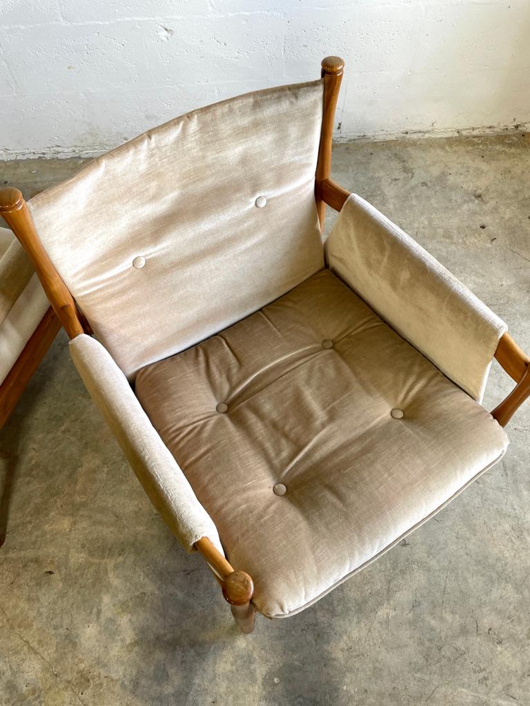 Paar Mid Century Modern Easy Chairs von Dux im Angebot 1