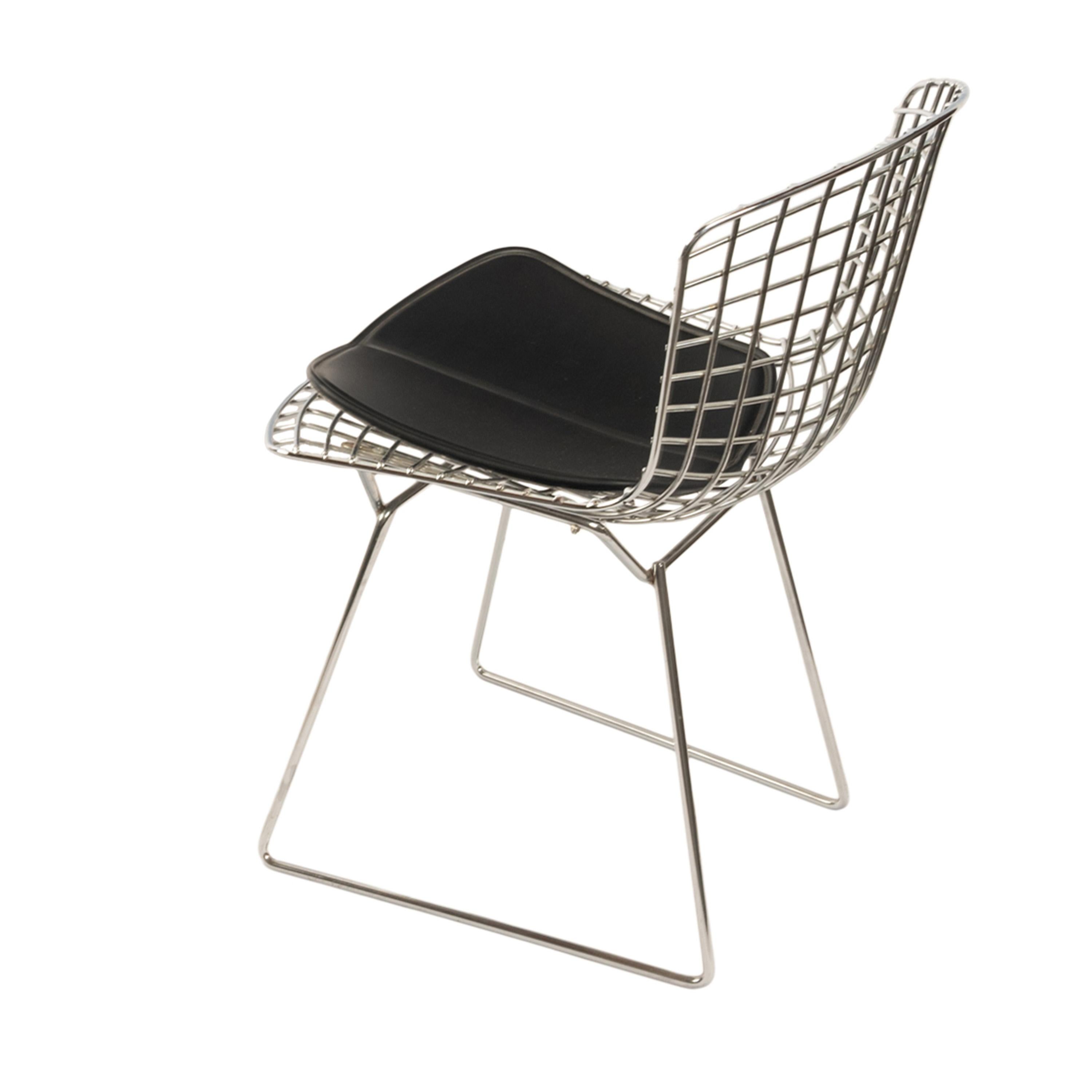 Coppia di poltrone in acciaio dello Studio A di Knoll del Mid Century Modern e pad Harry Bertoia 1970 in vendita 12