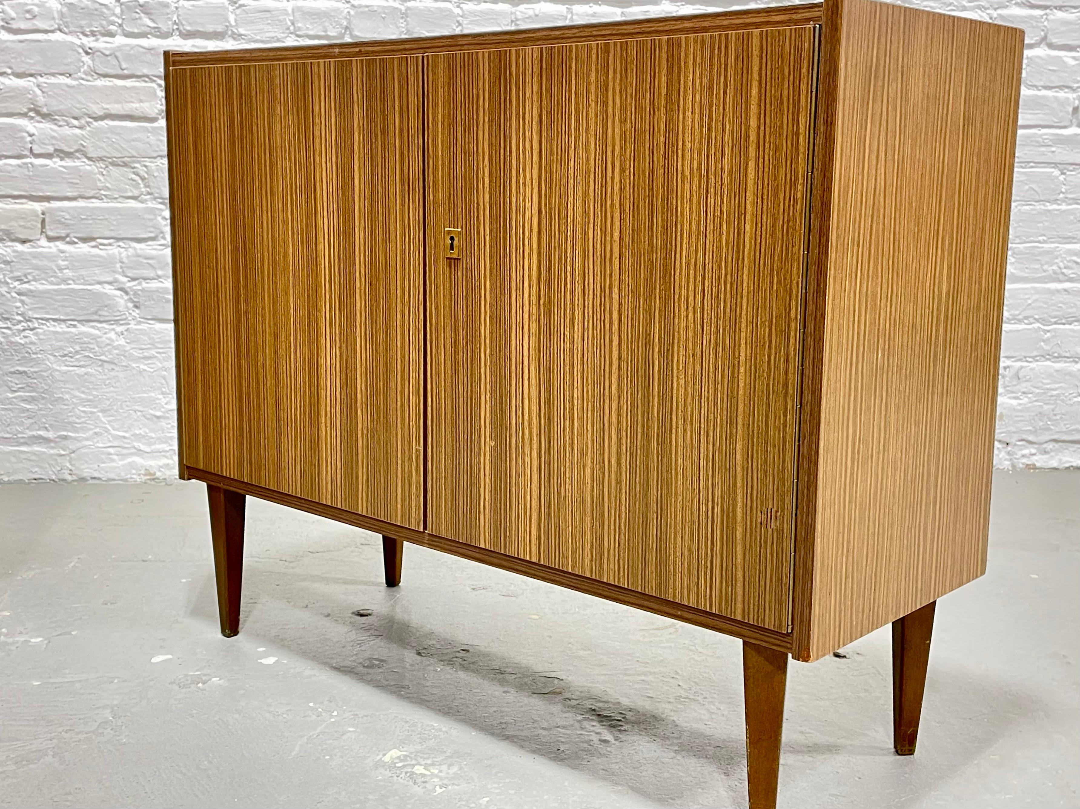 PAIR Mid Century MODERN Laminate CREDENZAS/ Cabinets, Made in Germany, c. 1960's For Sale 6