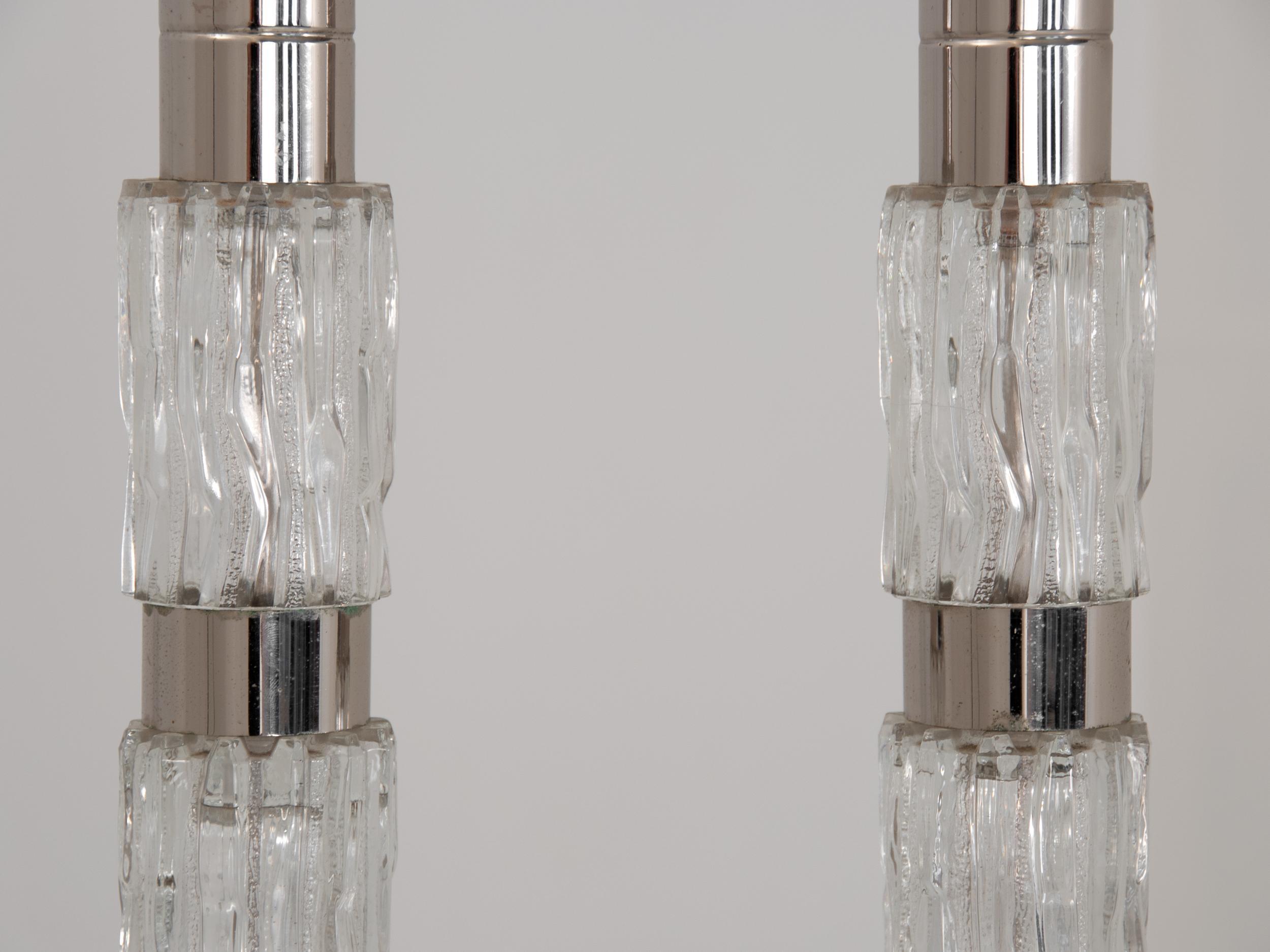 Italian Pair of Mid-Century Modern Lamps For Sale