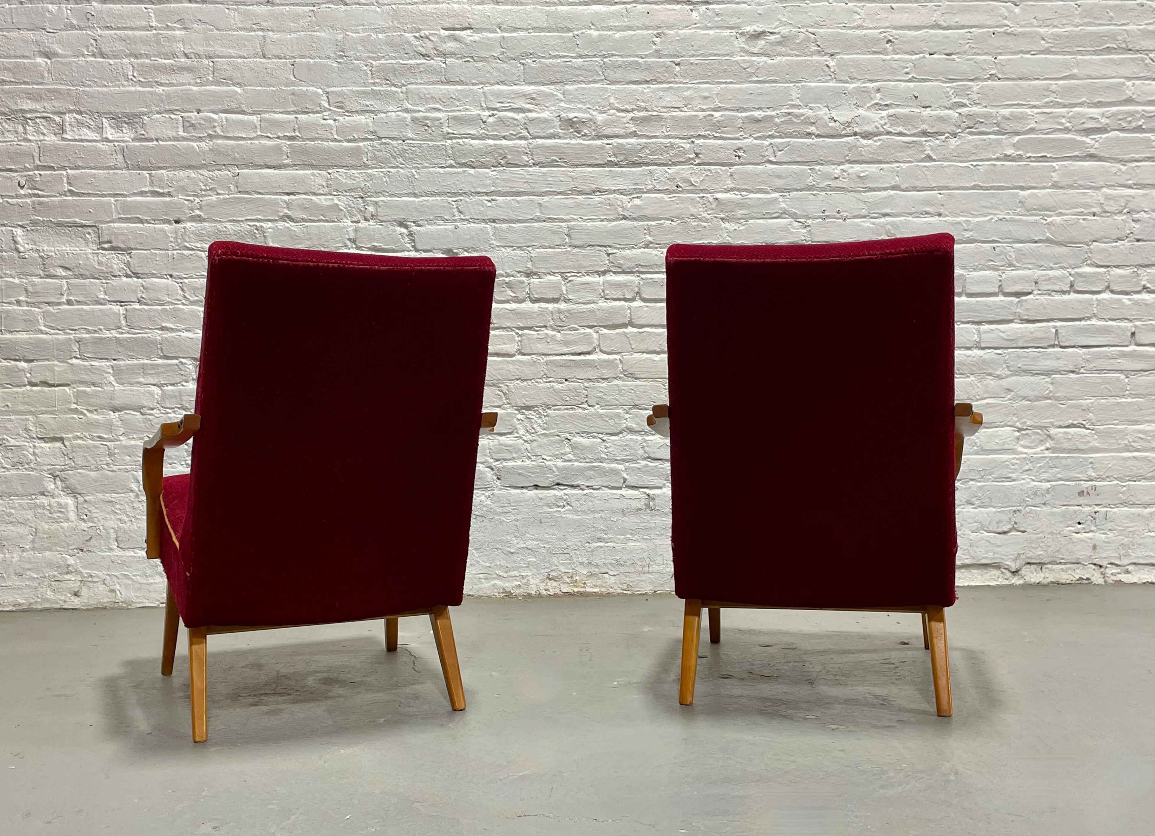 PAIRE - Chaises longues modernes du milieu du siècle par Jaroslav Smidek, fabriquées en République tchèque, années 1960 en vente 2