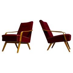 PAR - Sillas de salón modernas de mediados de siglo de Jaroslav Smidek, fabricadas en la República Checa, años 60