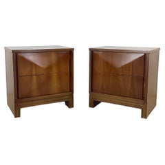 Pair Mid-Century Modern Nightstands