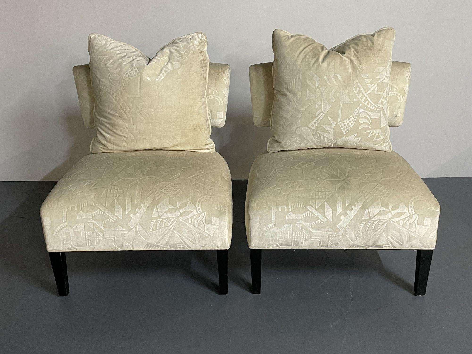 Paar Mid-Century Modern Bio-Sessel in organischer Form im Harvey Probber-Stil, Lounge-/Sessel ohne Armlehne (Moderne der Mitte des Jahrhunderts) im Angebot