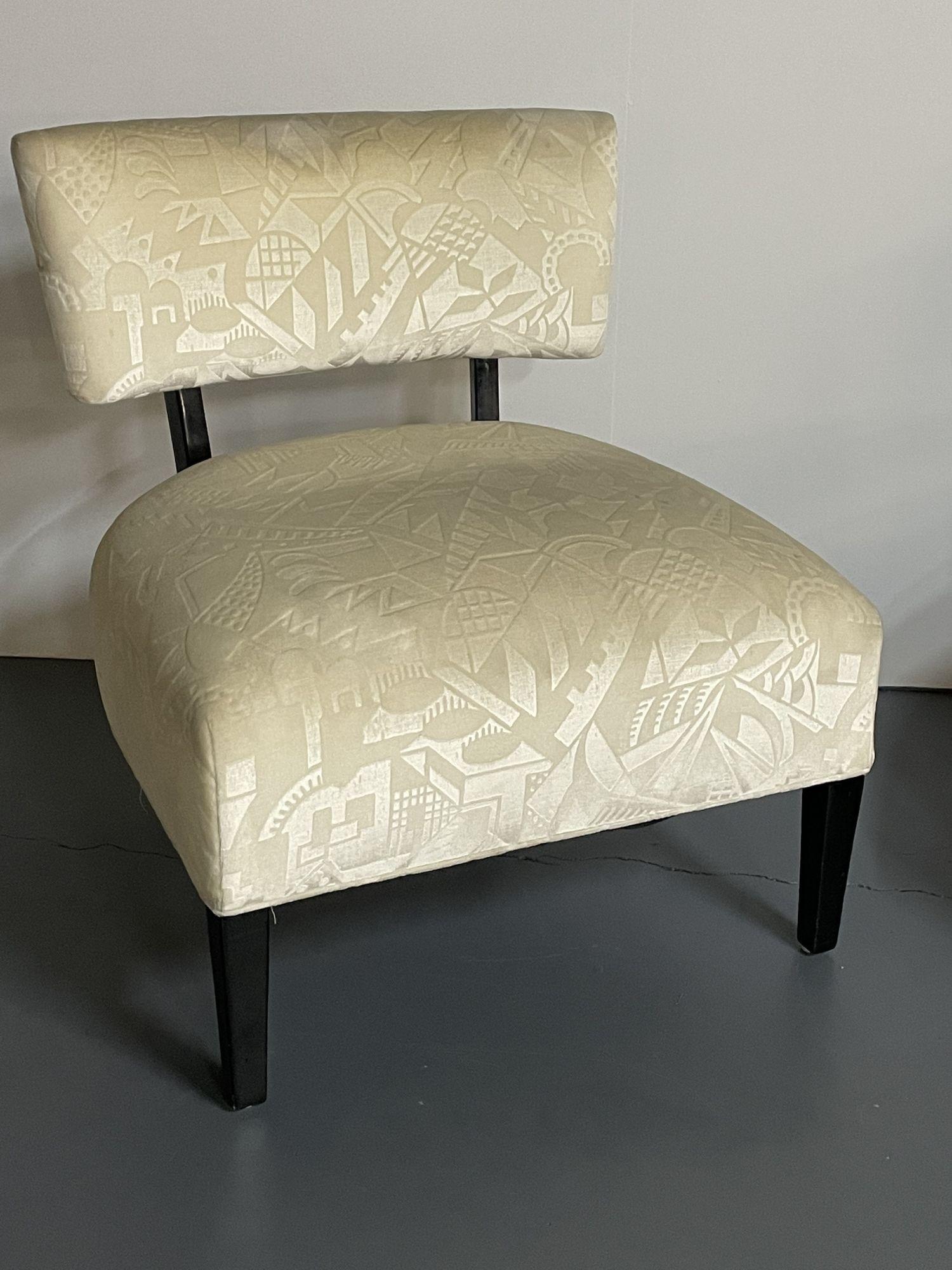 Paar Mid-Century Modern Bio-Sessel in organischer Form im Harvey Probber-Stil, Lounge-/Sessel ohne Armlehne im Zustand „Gut“ im Angebot in Stamford, CT
