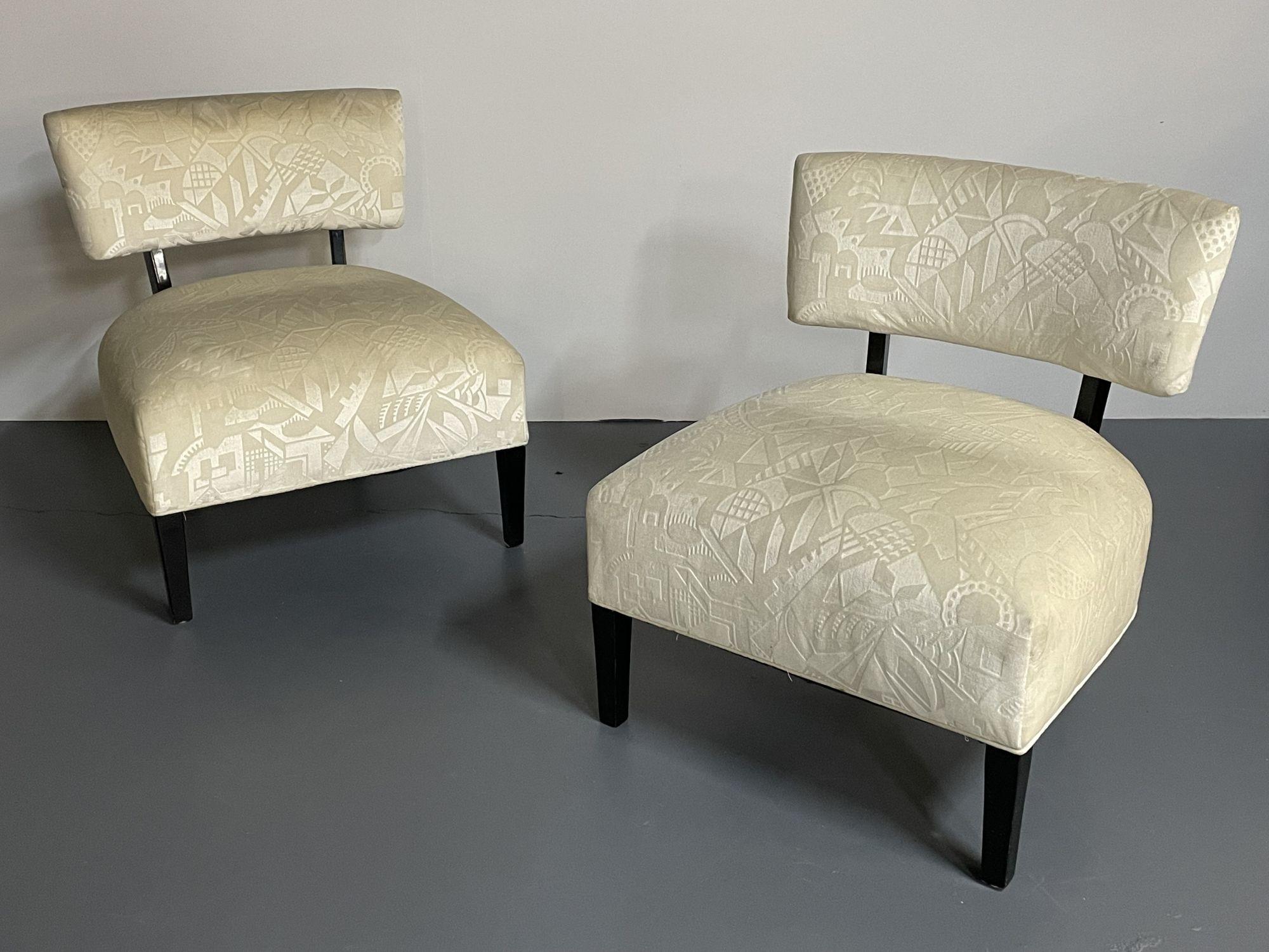 Paar Mid-Century Modern Bio-Sessel in organischer Form im Harvey Probber-Stil, Lounge-/Sessel ohne Armlehne im Angebot 2