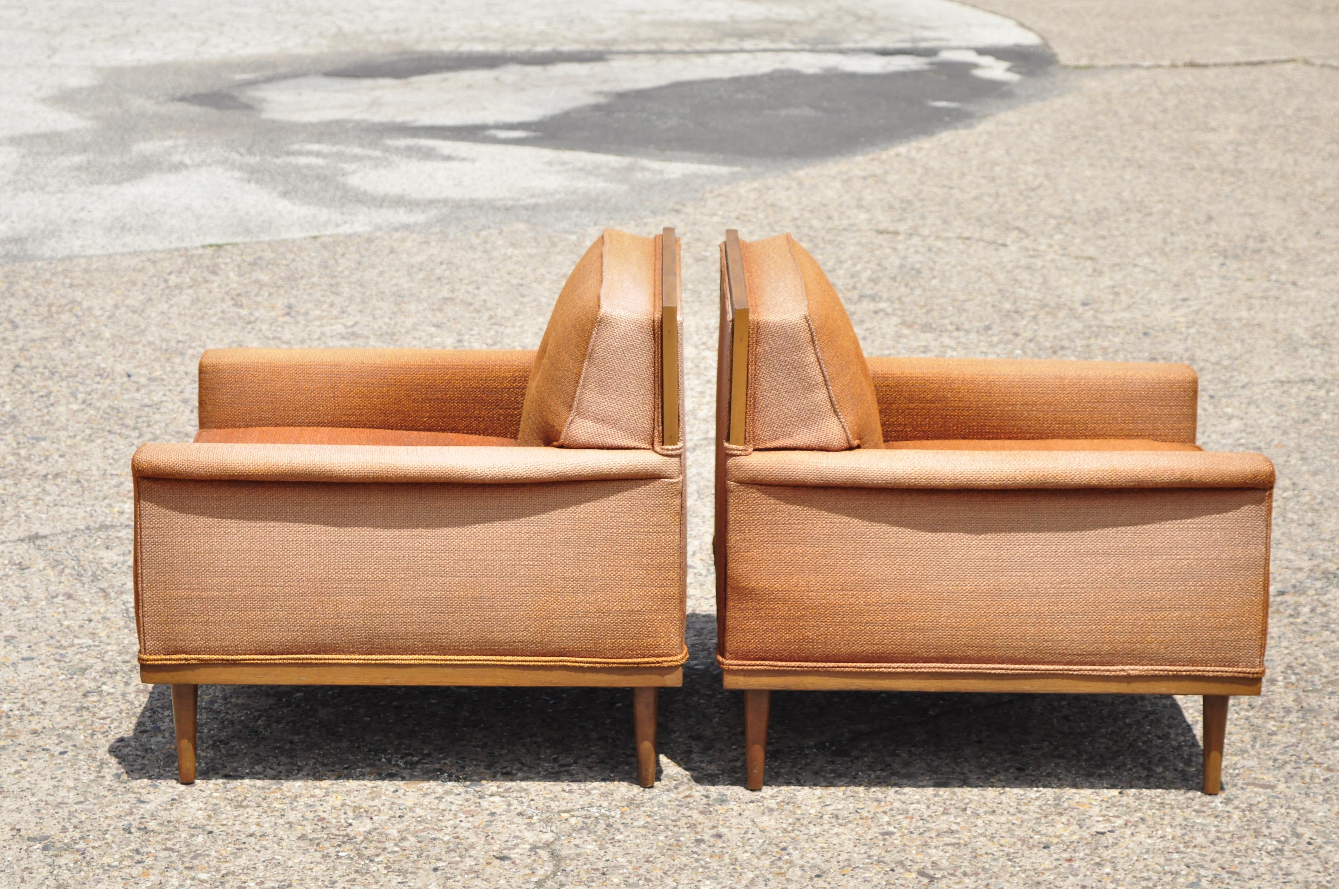 Pair of Mid-Century Modern Paul McCobb Style Club Lounge Chairs by J.B. Sciver 3