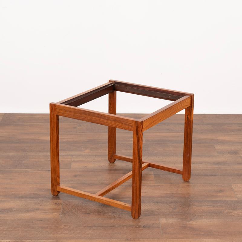 Pair, Mid-Century Modern Reversible Stools and Side Tables from Denmark 4