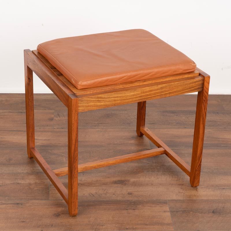 20th Century Pair, Mid-Century Modern Reversible Stools and Side Tables from Denmark