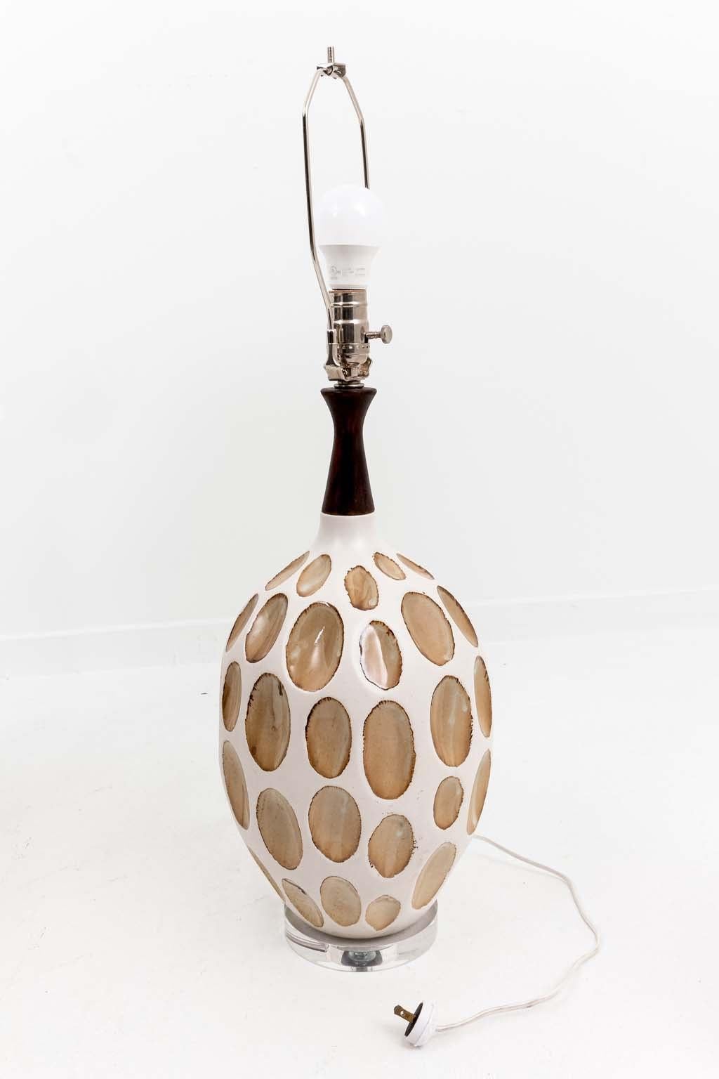 20th Century Pair Mid Century Modern Table Lamps For Sale