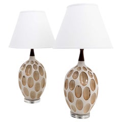 Pair Mid Century Modern Table Lamps