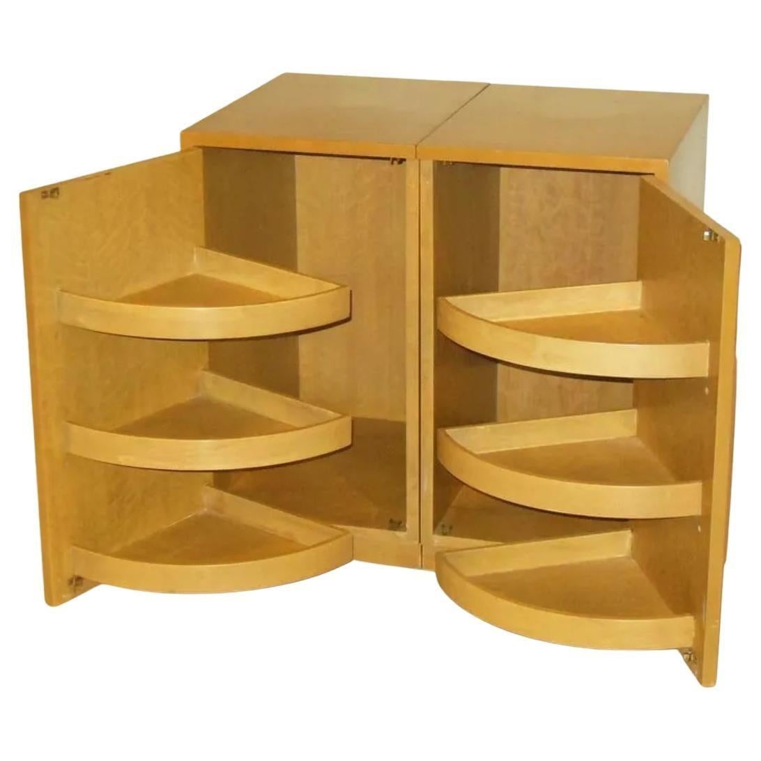 Paire de tables de nuit Widdicomb blondes de style mi-siècle moderne Bon état - En vente à Brooklyn, NY