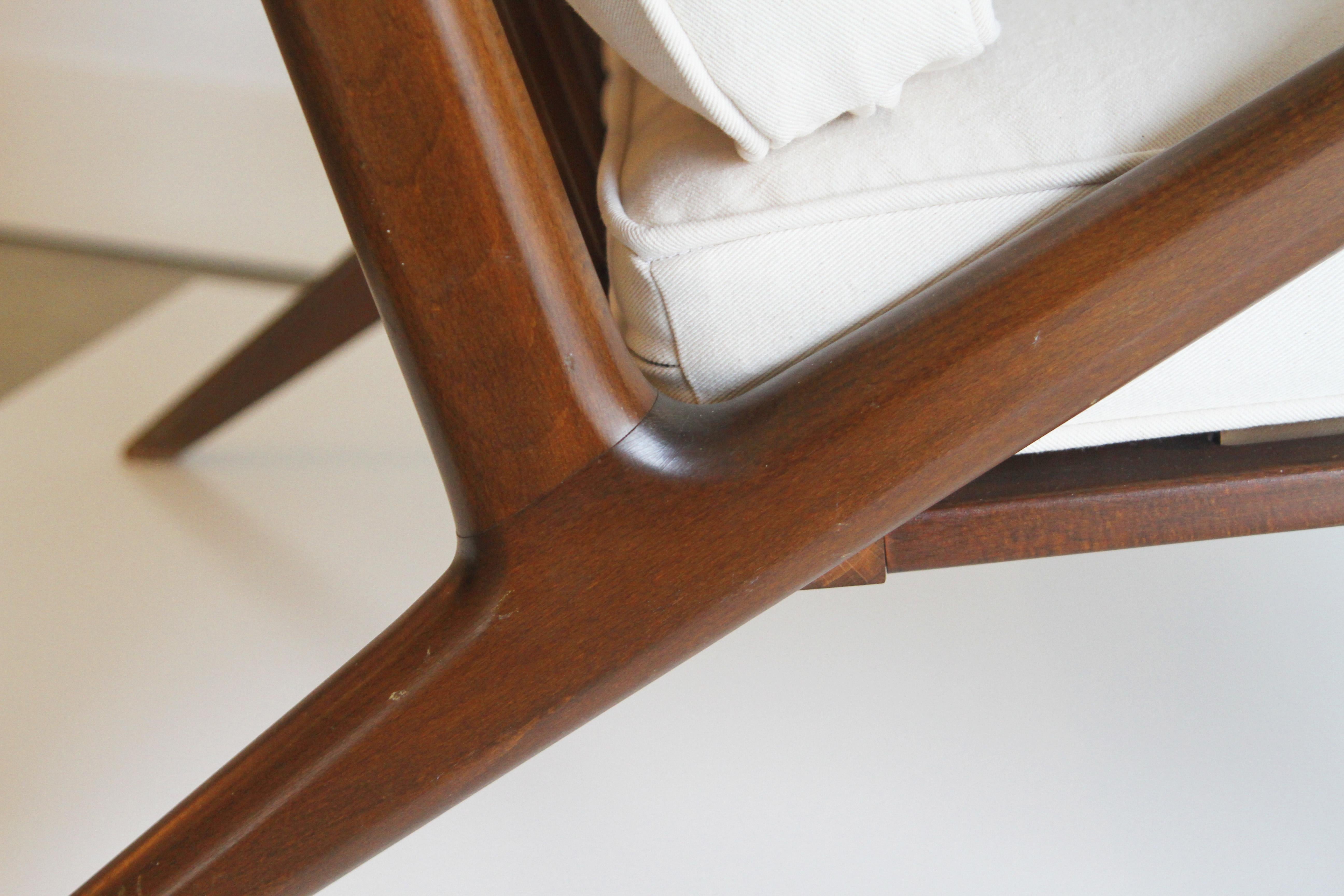 Paire de chaises Z modernes du milieu du siècle par Poul Jensen pour Selig 4