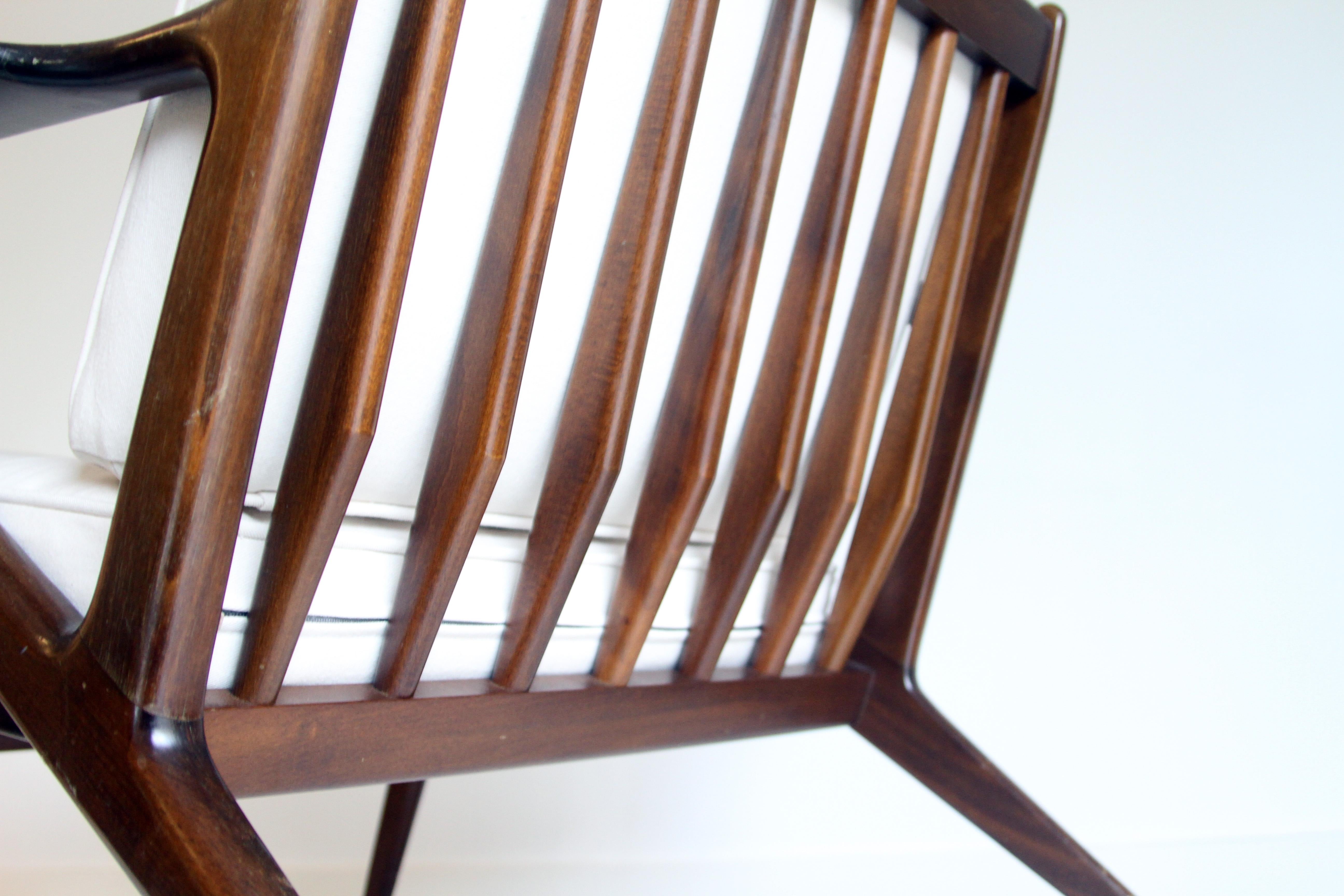 Paire de chaises Z modernes du milieu du siècle par Poul Jensen pour Selig 10