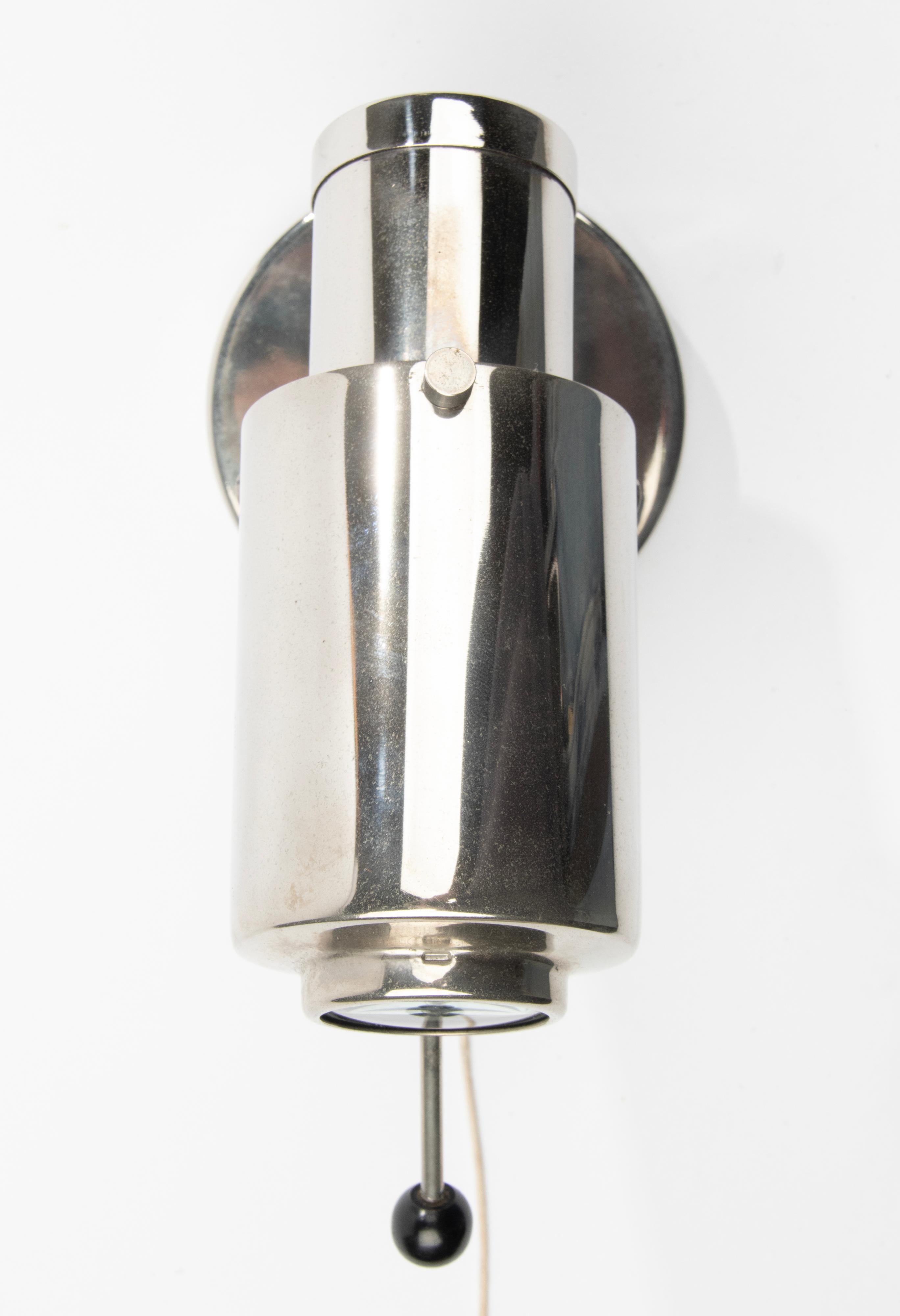 Pair Mid-Century Modern Zodiac Wall Light Sconces by Jacques Biny for Lita 12
